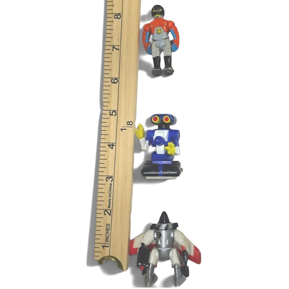 Vintage 1993 Galoob Micro Machines Z-Bots Series 2 Airborg Redwing Stunnor Lot - Picture 6 of 10